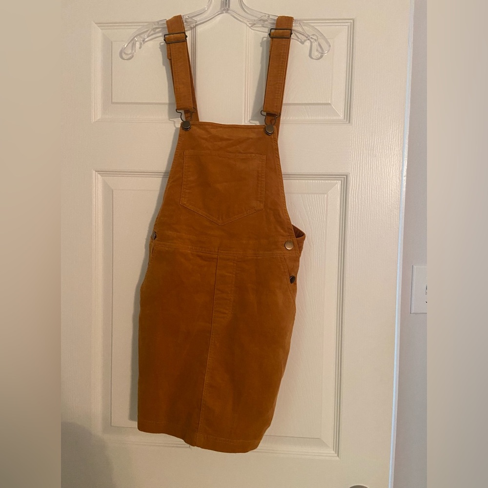 Mustard Overall Dress